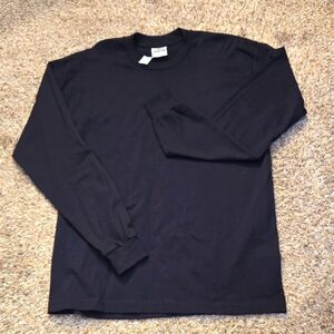 Classic Black Long Sleeve Shirt